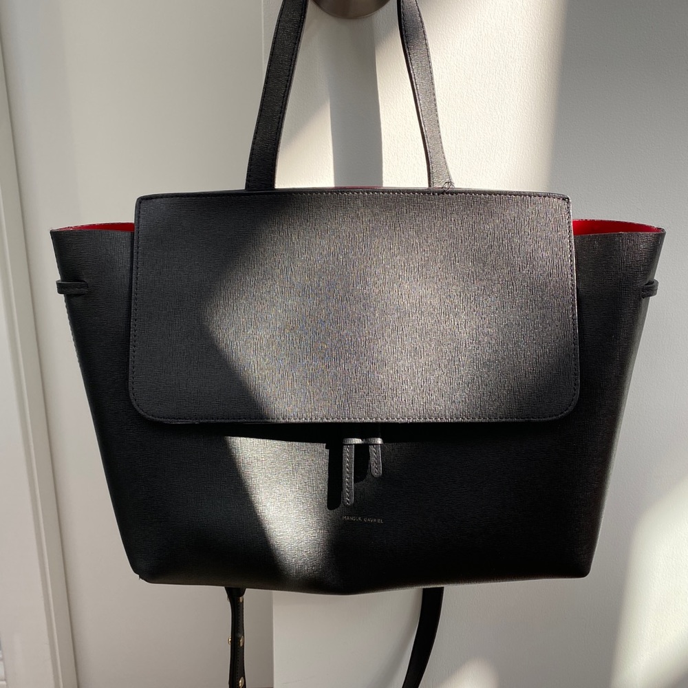 Mansur Gavriel Black Lady Bag Saffiano!
